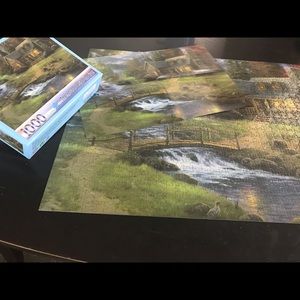 Jigsaw puzzle “The house beside the river”